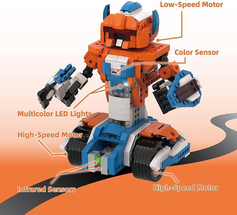 Kit de Robôs Apitor Robot X 12 em 1 - 600 Peças - Robô Educacional